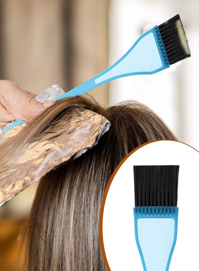 Qulkws 4 Piece Hair Color Applicator Brush Hair Dye Brush Set Reusable Color Tint Applicator Brushes Professional Hairs Stylist Supplies for Salon Home DIY Tools(Green, Blue) - Image 5